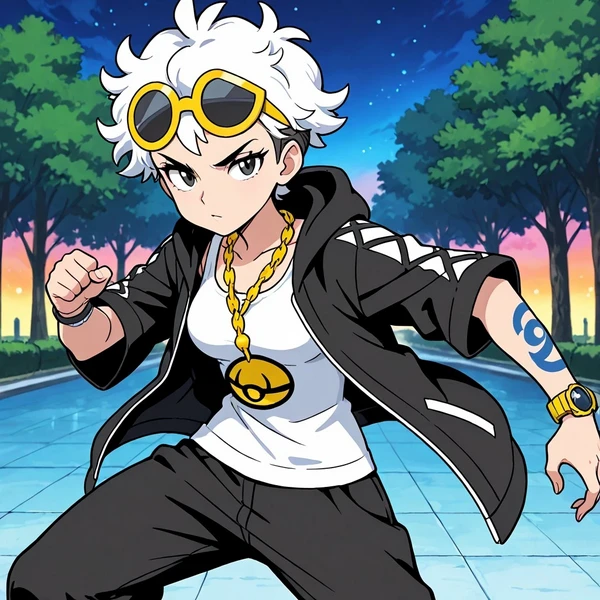 Female Guzma (Pokemon) Illust