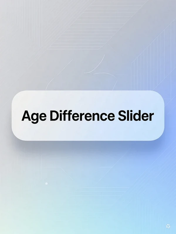 Age Difference Slider 1.0