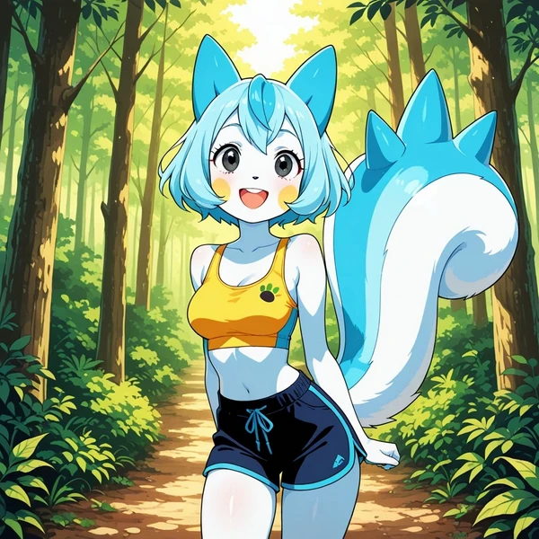 Pachirisu (Pokemon) Illust