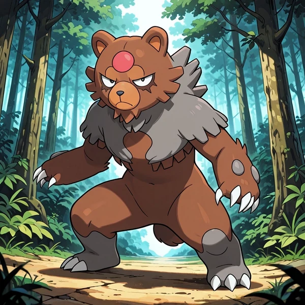 Blood moon ursaluna (Pokemon) Illust