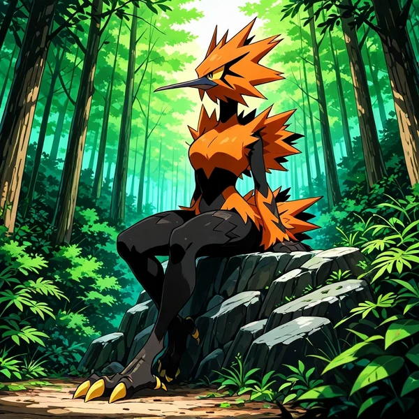 Galarian zapdos  Illust