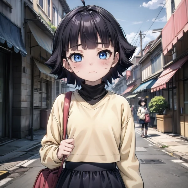 himawari☺️ Himawari Uzumaki Two Blue Vortex Render by arisusenpai on