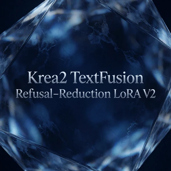 Krea2 TextFusion Refusal-Reduction LoRA 2.0