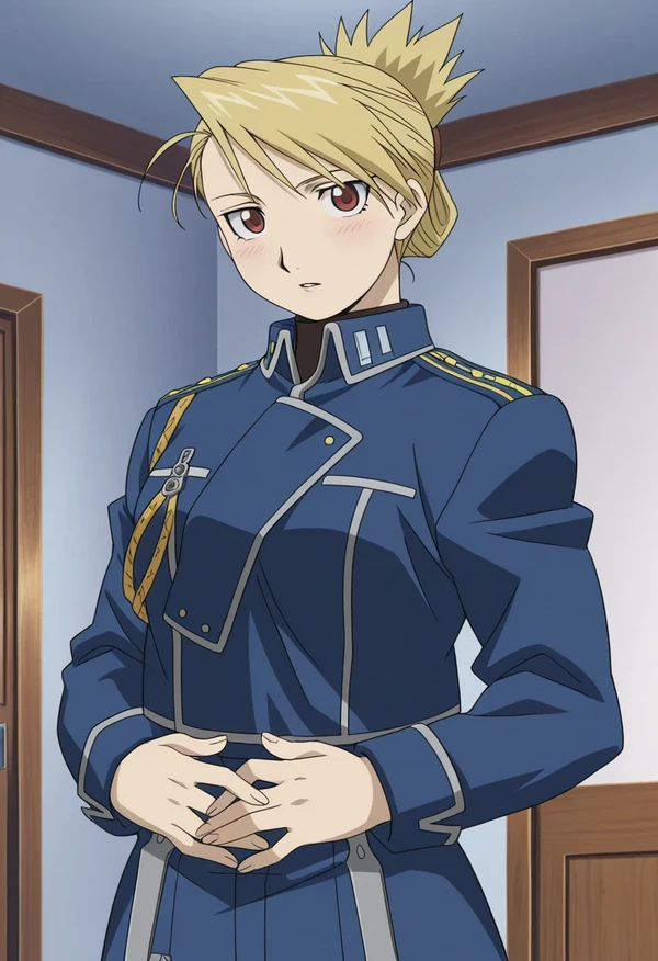 Riza Hawkeye (リザ・ホークアイ) - Full Metal Alchemist (鋼の錬金術師) IllustriousXL anime 2003