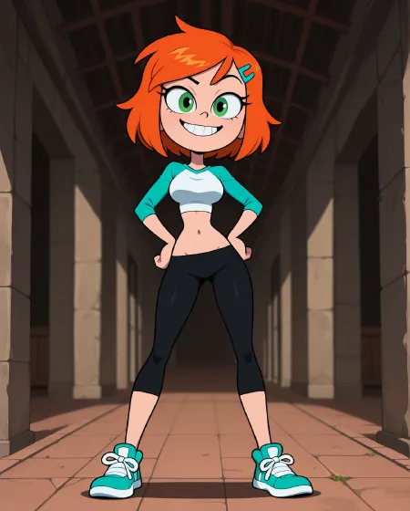 Cartoon Pinup Style Style 