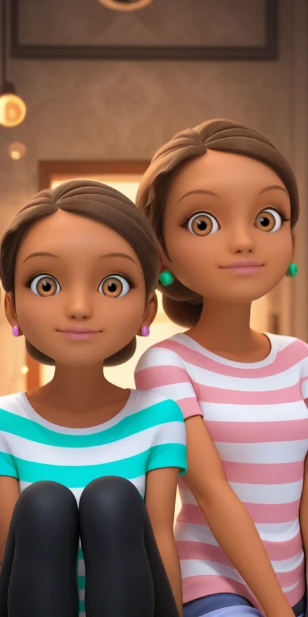 Ella & Etta Cesaire, Ladybug, Miraculous, Illustrious  V1