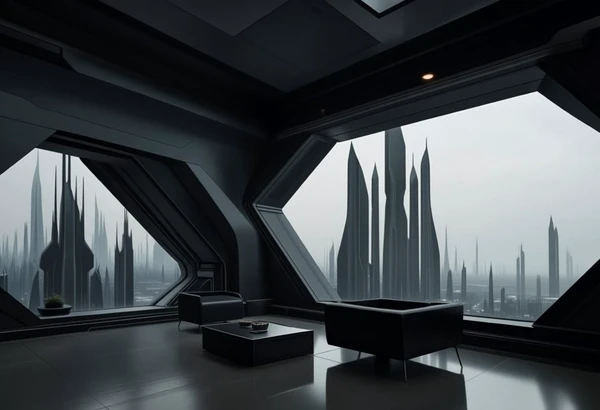 Dystopian Future Interior (Architecture) (Buildings) (Anima) (AD) v1